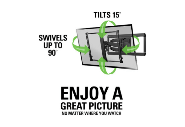 Sanus Full-Motion TV Mount - Image 3